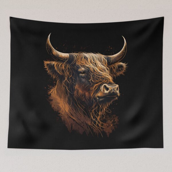 Item preview, highland cattle designed and sold by DerSenat.