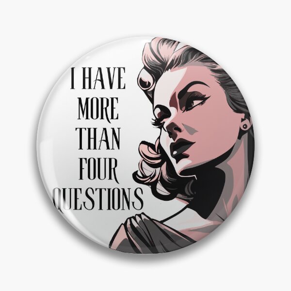 Item preview, I Have More Than Four Questions designed and sold by GabrielleNG.