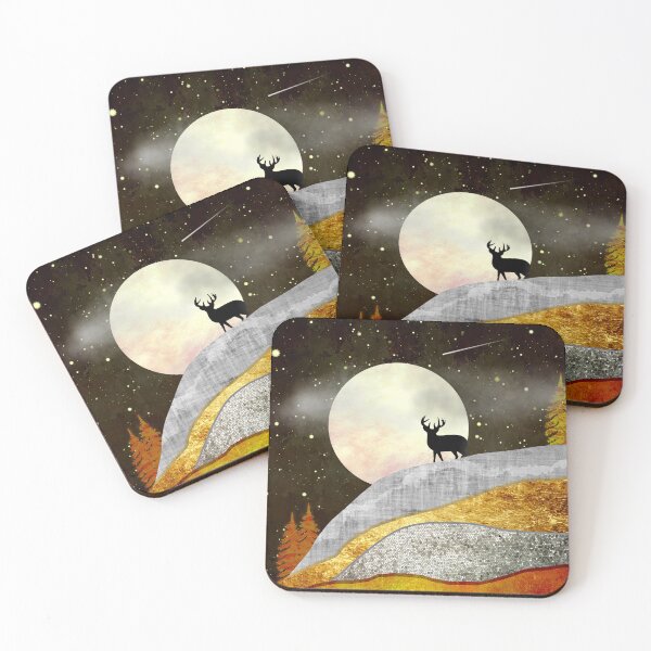 Item preview, Deer Moon Landscape designed and sold by Esskay Designs.
