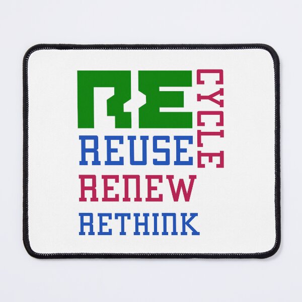 Item preview, recycle reuse renew rethink designed and sold by 101univers.