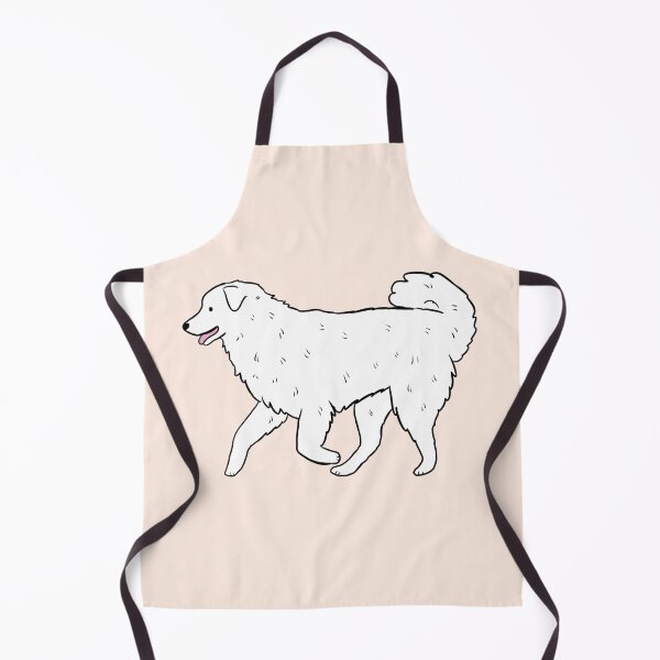 Item preview, Kuvasz cute dog illustration designed and sold by Yarafantasyart.
