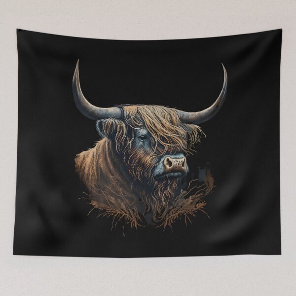 Item preview, highland cattle designed and sold by DerSenat.