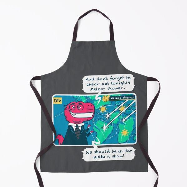 Item preview, T-Rex weather forecast meteor shower  designed and sold by RickThompsonArt.