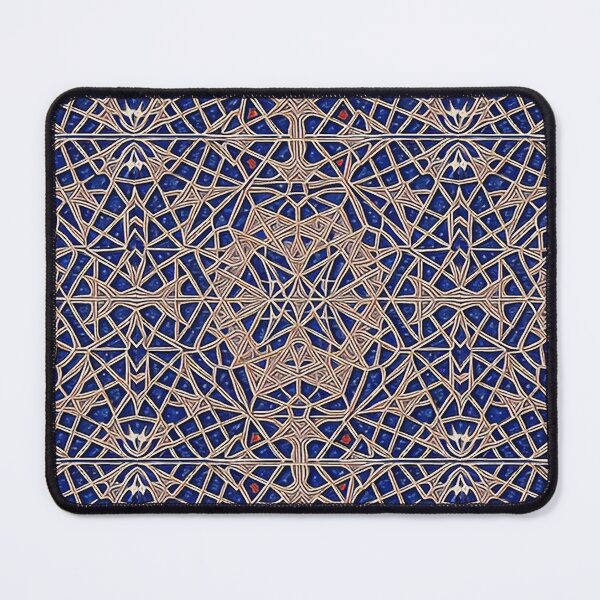 Item preview, Retro Tile Pattern Dark Blue and Brown lines designed and sold by RetroTile.