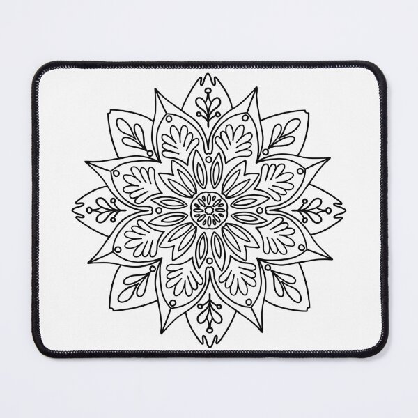 Vista previa del artículo con la obra «Pinta y colorea este mandala artístico bohemio, ideal para niños.», diseñado y vendido por Josep  Mestres.