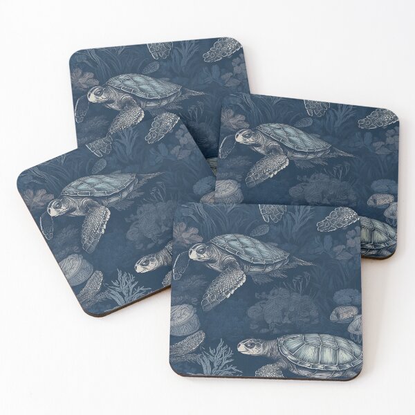Item preview, Harmonious Swimming Turtles Pattern designed and sold by RooArtistry.