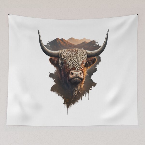 Item preview, highland cattle designed and sold by DerSenat.