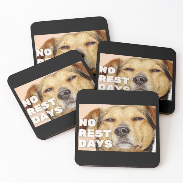 Item preview, No Rest Days designed and sold by Runner's High.