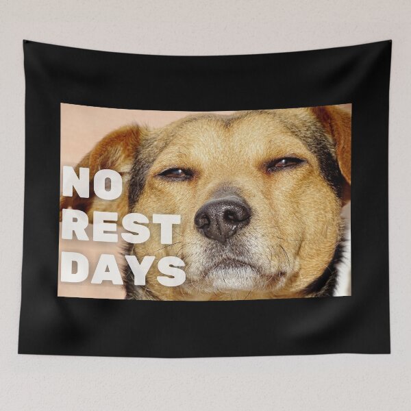 Item preview, No Rest Days designed and sold by Runner's High.