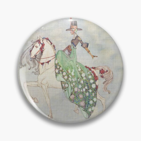 Artikelvorschau, Banbury cross white horse vintage pattern design entworfen und verkauft von Vintage Designs +.