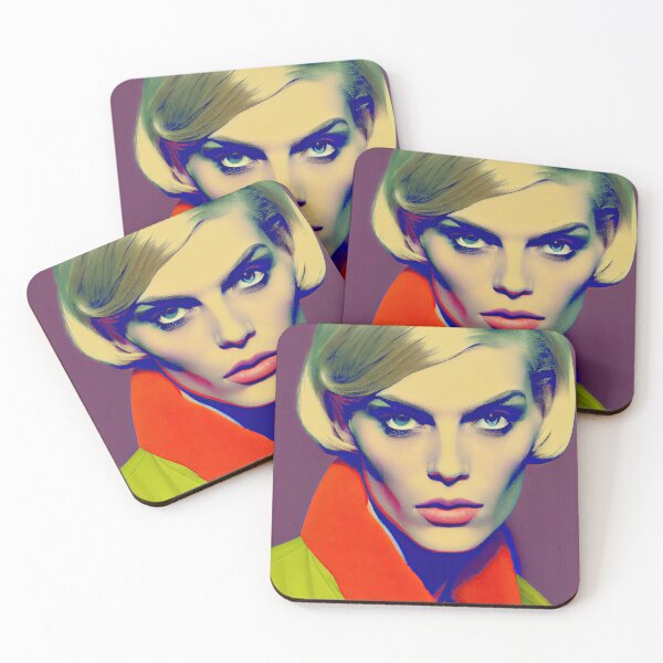 Item preview, Sensational Model: Colorful and Dynamic Pop-Art Graphic Depicting a Fashion Icon designed and sold by Piotrek0001.