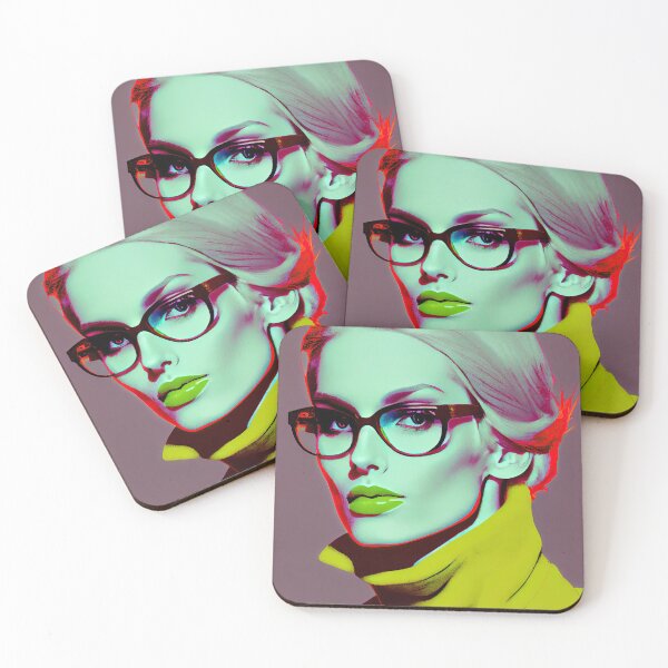 Item preview, Sensational Model: Colorful and Dynamic Pop-Art Graphic Depicting a Fashion Icon designed and sold by Piotrek0001.