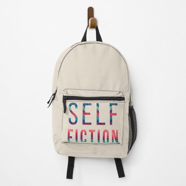 Item preview, "SELF FICTION" saying, colorful font, lettering designed and sold by Time4Space.