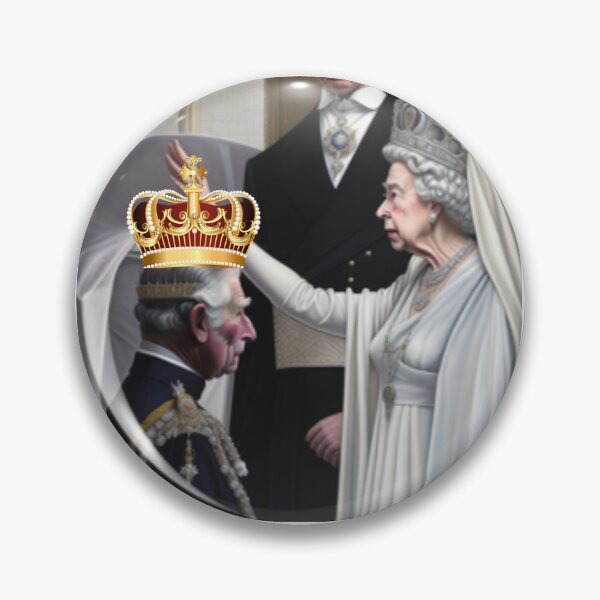 Item preview, Queen crowning Charles III as the new King of England designed and sold by Mimizahara.