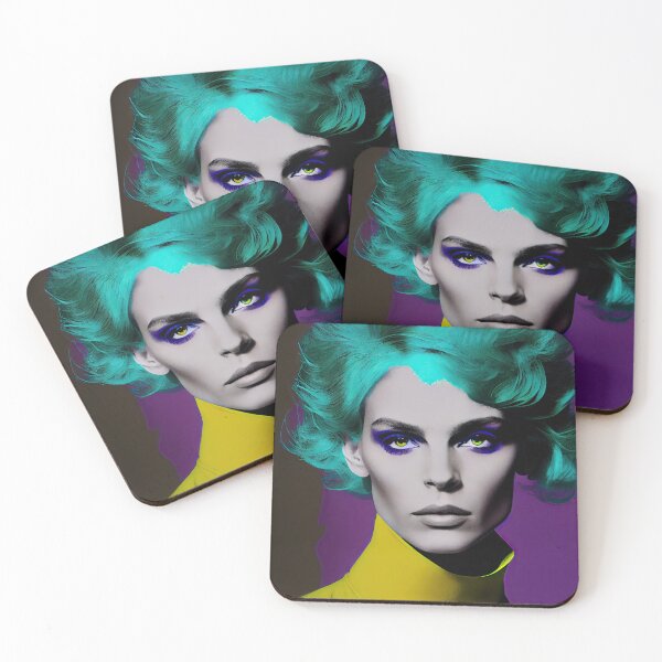 Item preview, Sensational Model: Colorful and Dynamic Pop-Art Graphic Depicting a Fashion Icon designed and sold by Piotrek0001.