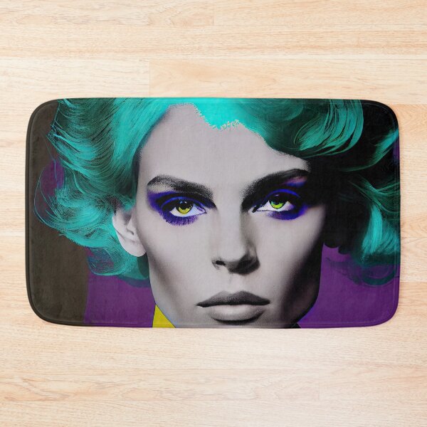 Item preview, Sensational Model: Colorful and Dynamic Pop-Art Graphic Depicting a Fashion Icon designed and sold by Piotrek0001.