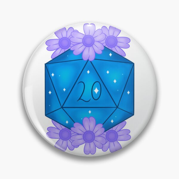 Item preview, cute d20 designed and sold by Little Crows Trinkets.