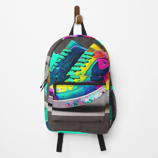 Item preview, A Pair of Colourful Splash Painted Trainers designed and sold by KALEIDOSCOPE UK.