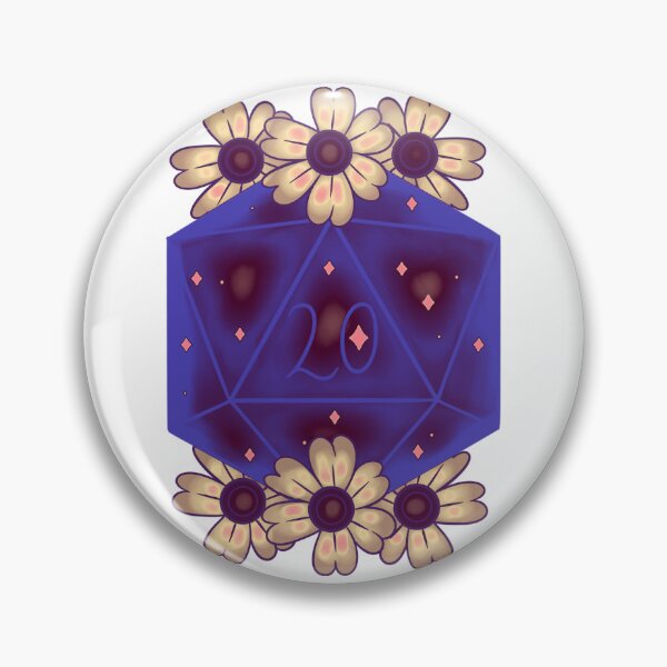 Item preview, cute d20 designed and sold by Little Crows Trinkets.