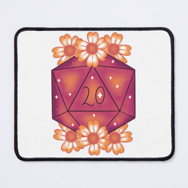 Item preview, cute d20 designed and sold by Little Crows Trinkets.