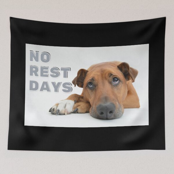 Item preview, No Rest Days designed and sold by Runner's High.
