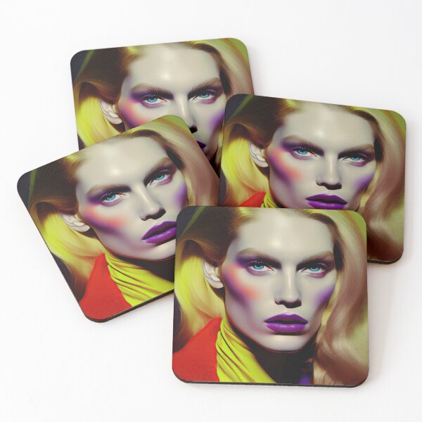 Item preview, Sensational Model: Colorful and Dynamic Pop-Art Graphic Depicting a Fashion Icon designed and sold by Piotrek0001.
