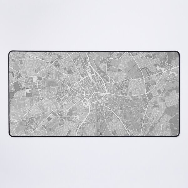 Item preview, Map of Bradford (England) in gray vintage style designed and sold by blursbyai.