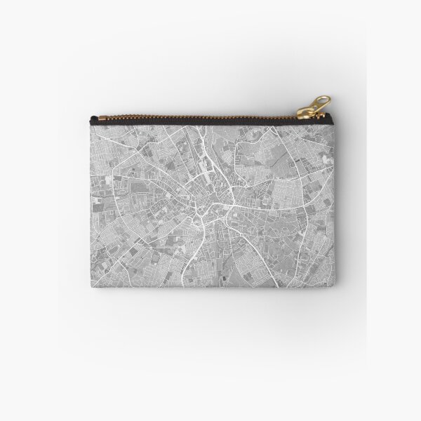 Item preview, Map of Bradford (England) in gray vintage style designed and sold by blursbyai.