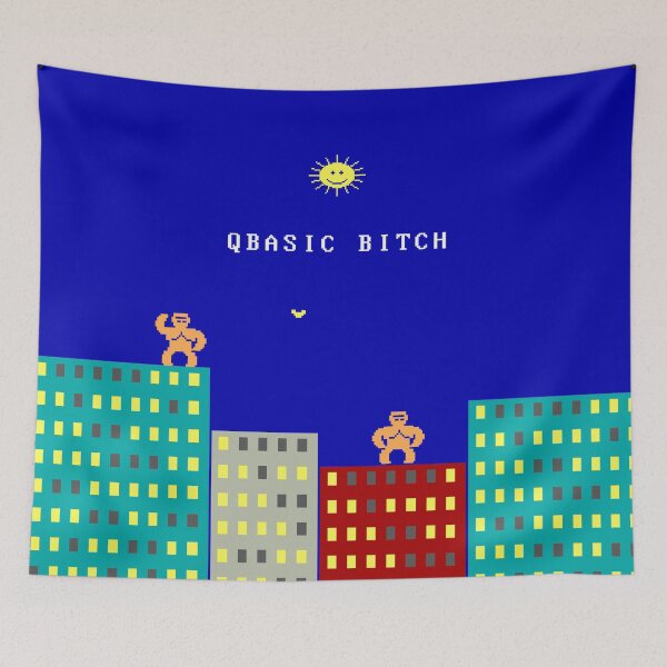 Item preview, QBasic Gorillas designed and sold by MandogDesigns.