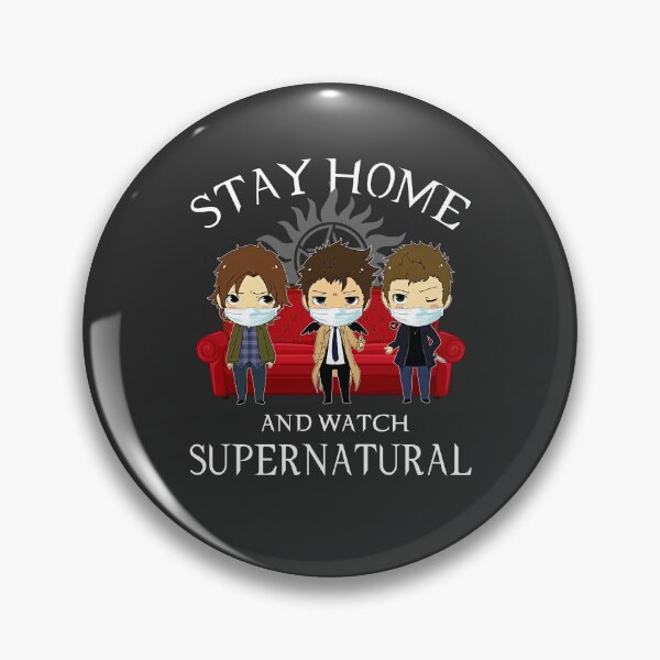 Item preview, Stay home and watch supernatural designed and sold by KimberlyCox.