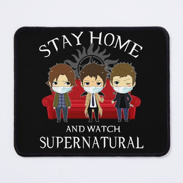 Item preview, Stay home and watch supernatural designed and sold by KimberlyCox.