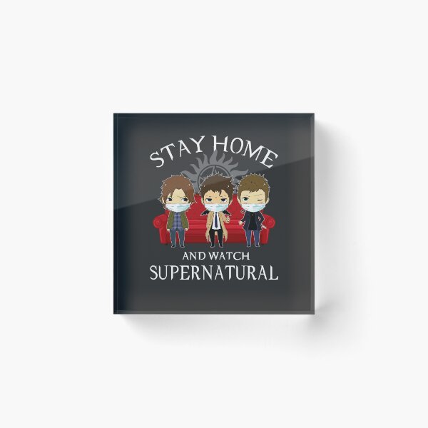 Item preview, Stay home and watch supernatural designed and sold by KimberlyCox.