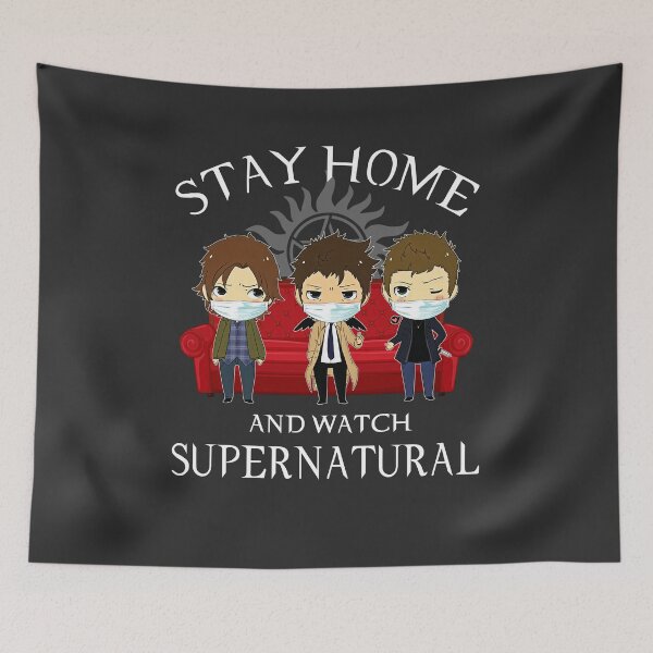 Item preview, Stay home and watch supernatural designed and sold by KimberlyCox.