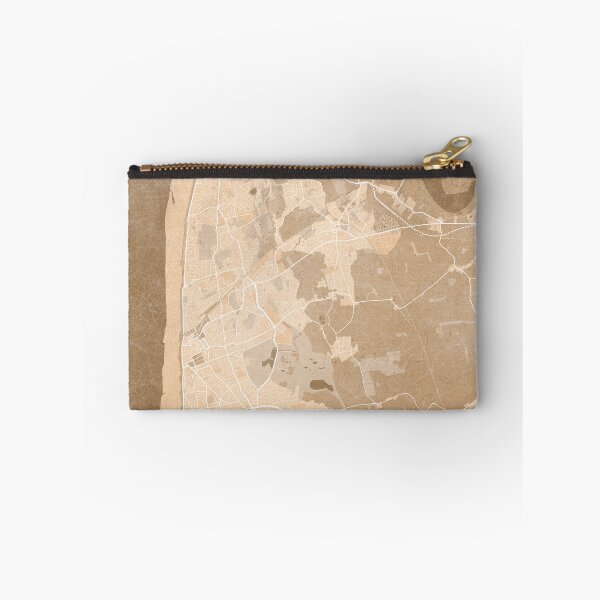 Item preview, Map of Blackpool (England) in sepia vintage style designed and sold by blursbyai.