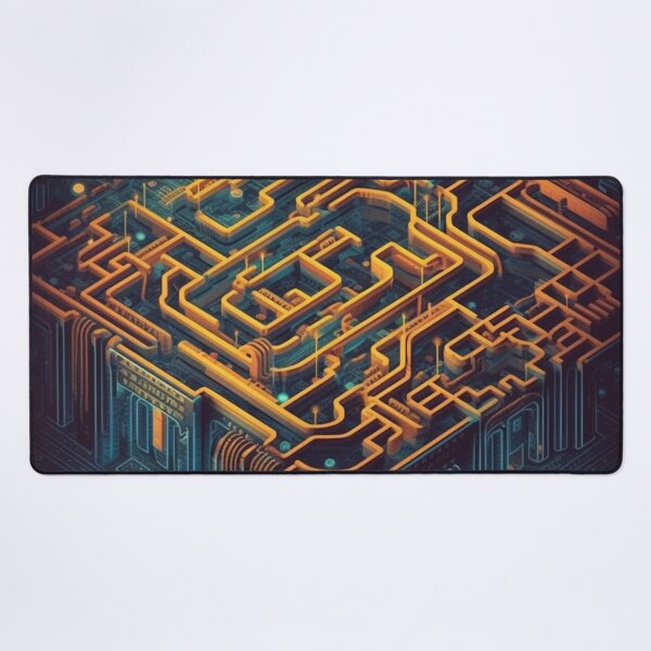 Aperçu de l'œuvre Conception de carte de jeu rétro 3D créée et vendue par RobotBadGuy0.