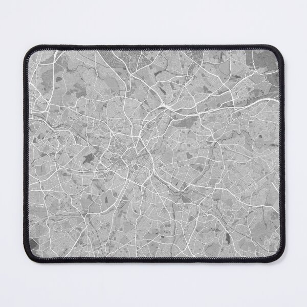 Artikelvorschau, Map of Birmingham (England) in gray vintage style entworfen und verkauft von blursbyai.