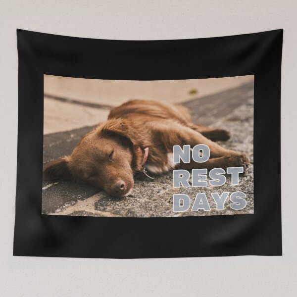 Item preview, No Rest Days designed and sold by Runner's High.