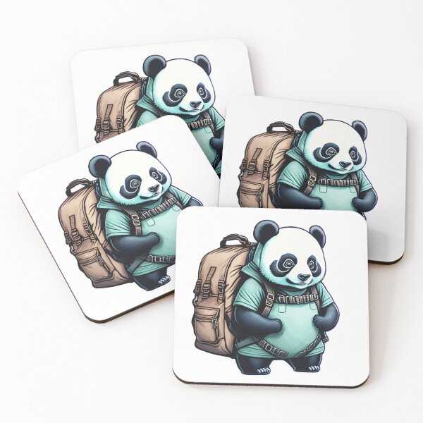 Item preview, Panda with backpack designed and sold by Sanan Israyilli.