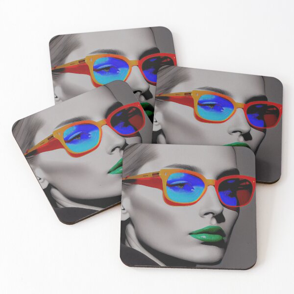 Item preview, Sensational Model: Colorful and Dynamic Pop-Art Graphic Depicting a Fashion Icon designed and sold by Piotrek0001.