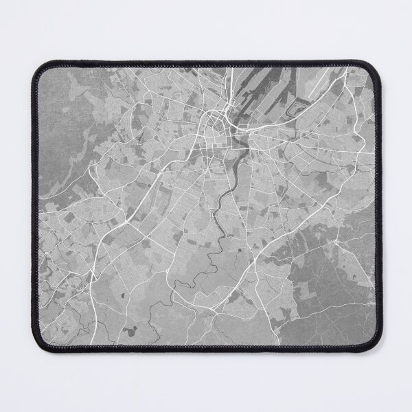 Item preview, Map of Belfast (Northern Ireland) in gray vintage style designed and sold by blursbyai.