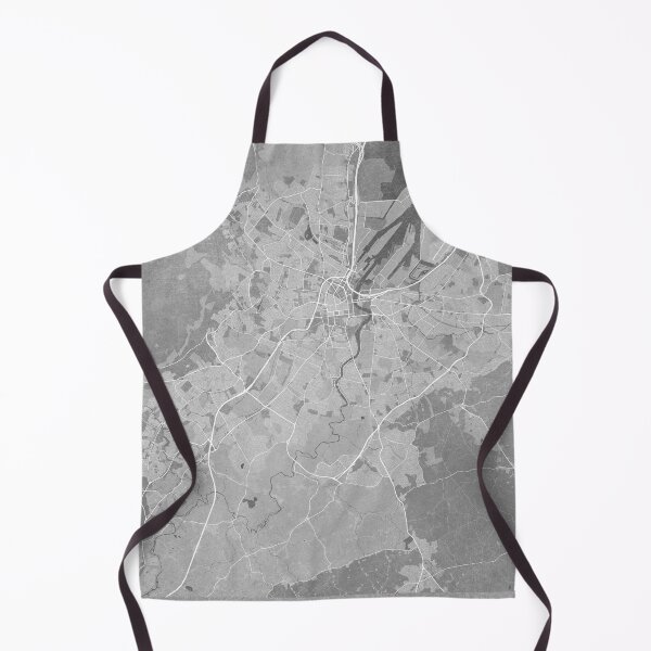 Item preview, Map of Belfast (Northern Ireland) in gray vintage style designed and sold by blursbyai.