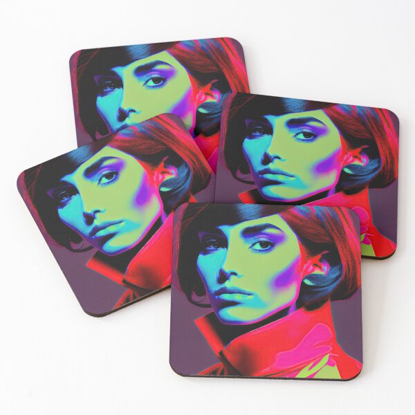 Item preview, Sensational Model: Colorful and Dynamic Pop-Art Graphic Depicting a Fashion Icon designed and sold by Piotrek0001.