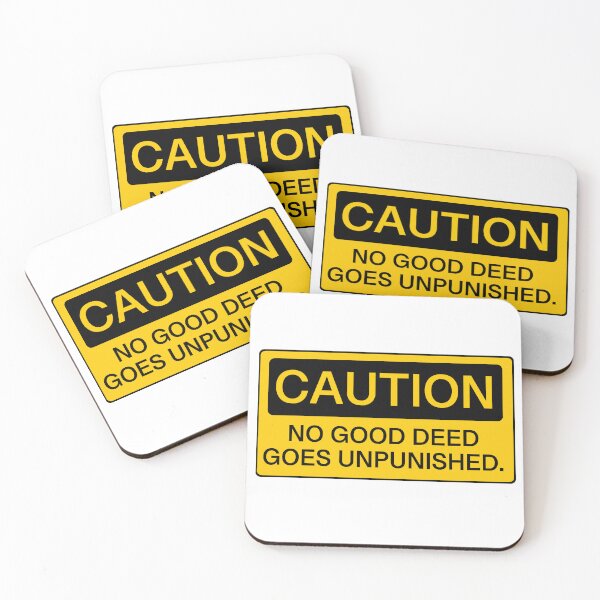Item preview, CAUTION no good deed goes unpunished. designed and sold by The Mor Sisters    Tzurit & Carmel.