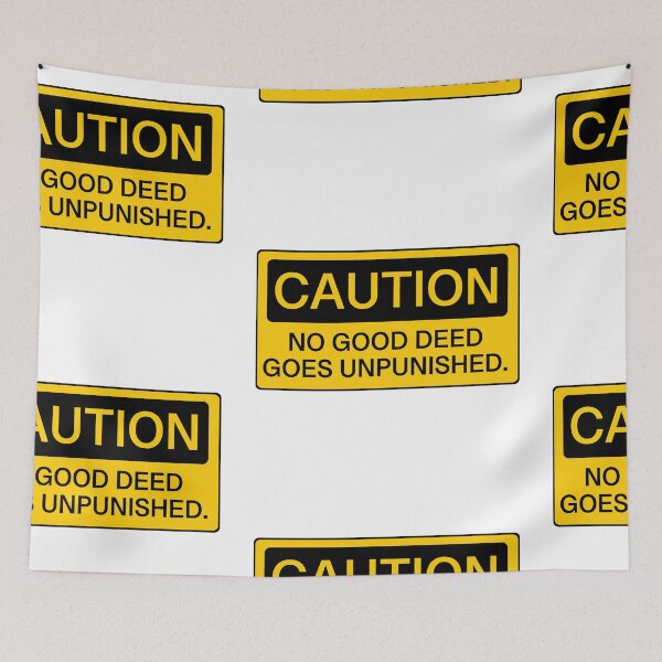 Item preview, CAUTION no good deed goes unpunished. designed and sold by The Mor Sisters    Tzurit & Carmel.