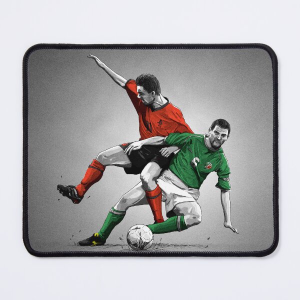 Item preview, Roy Keane v Marc Overmars - Ireland v Netherlands Lansdowne Road Artwork designed and sold by barrymasterson.