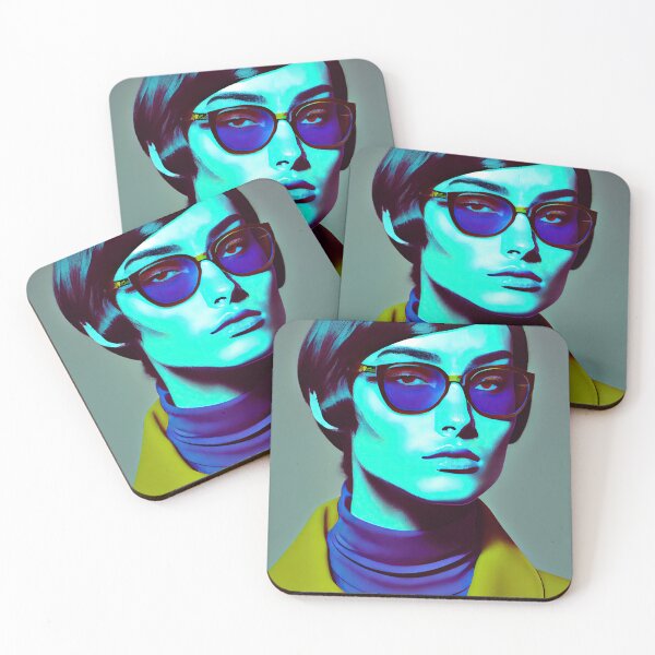 Item preview, Sensational Model: Colorful and Dynamic Pop-Art Graphic Depicting a Fashion Icon designed and sold by Piotrek0001.