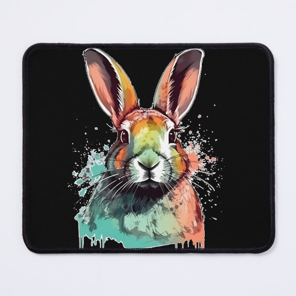 Item preview, Vivid Hare - Rabbit in Watercolor designed and sold by child-of-nature.