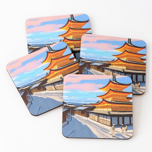 Item preview, The Skyline Of Kyoto︱Vincent Van Gogh Style designed and sold by ArtificerArt.