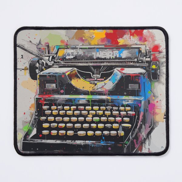 Item preview, Retro Vintage Typewriter Graffiti designed and sold by TheHellSong.