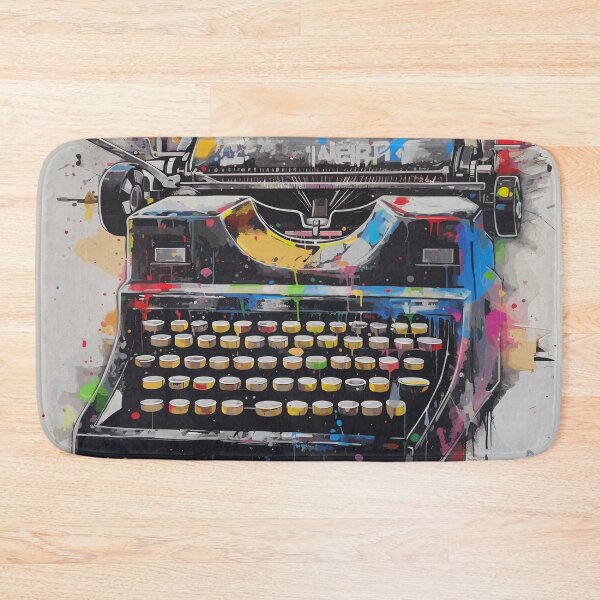 Item preview, Retro Vintage Typewriter Graffiti designed and sold by TheHellSong.